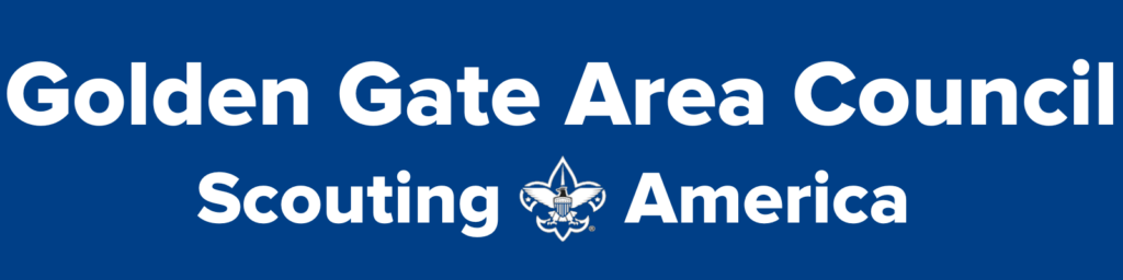 GGAC Scouting America logo white letters on blue background