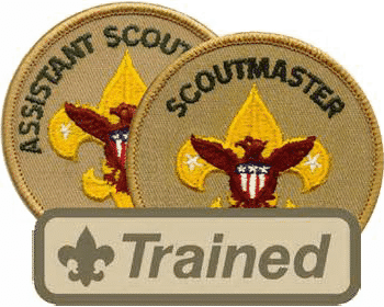 Scouts BSA Trained Leaders Badges